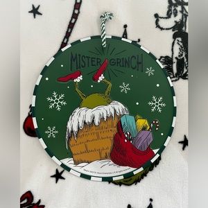 Grinch Metal Tin Sign